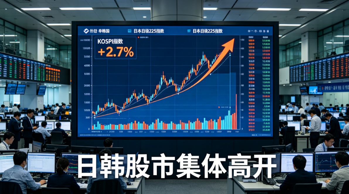 日韩股市联袂走高