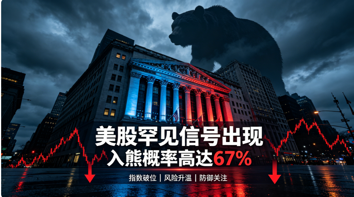 道指逆涨纳指，熊市信号逼近？