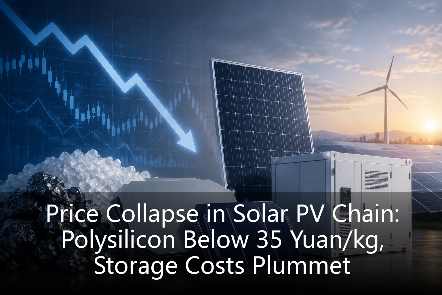 Price Collapse in Solar PV Chain: Polysilicon Below 35 Yuan/kg, Storage Costs Plummet